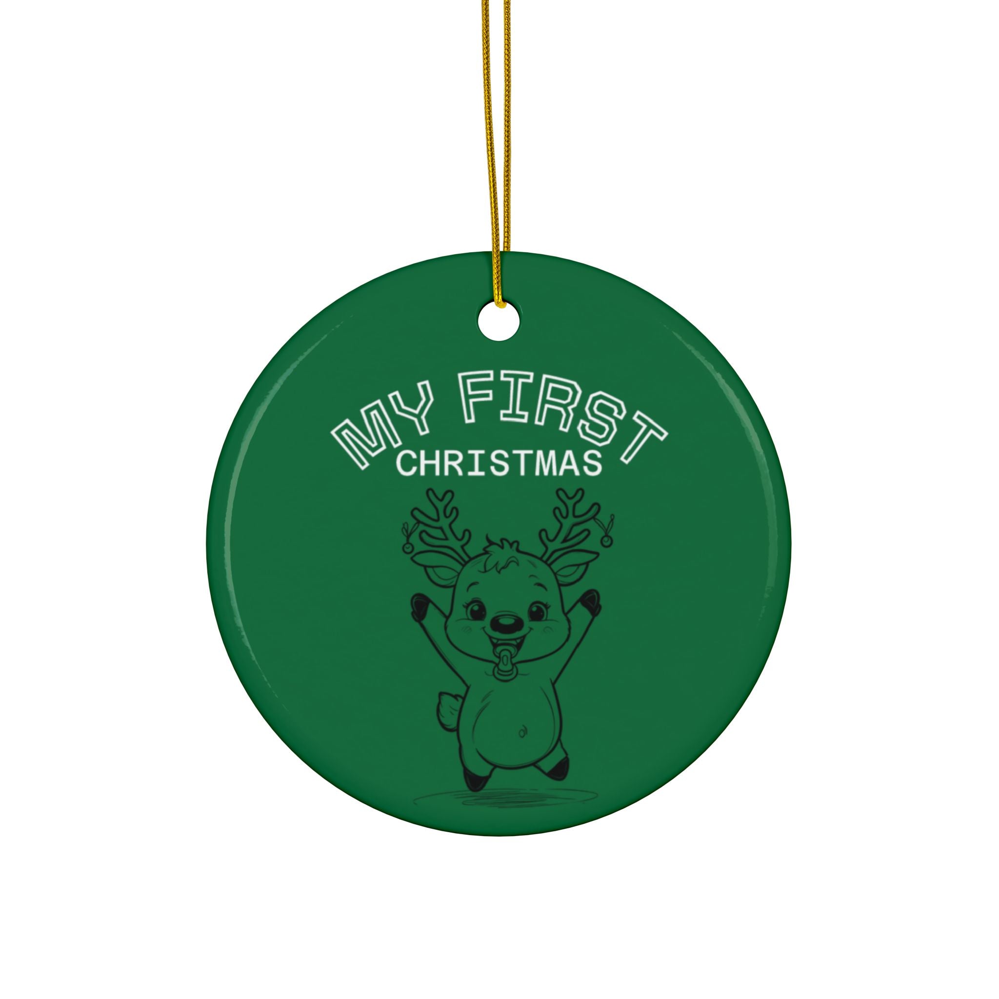Ceramic Ornaments - Baby's First Christmas Set