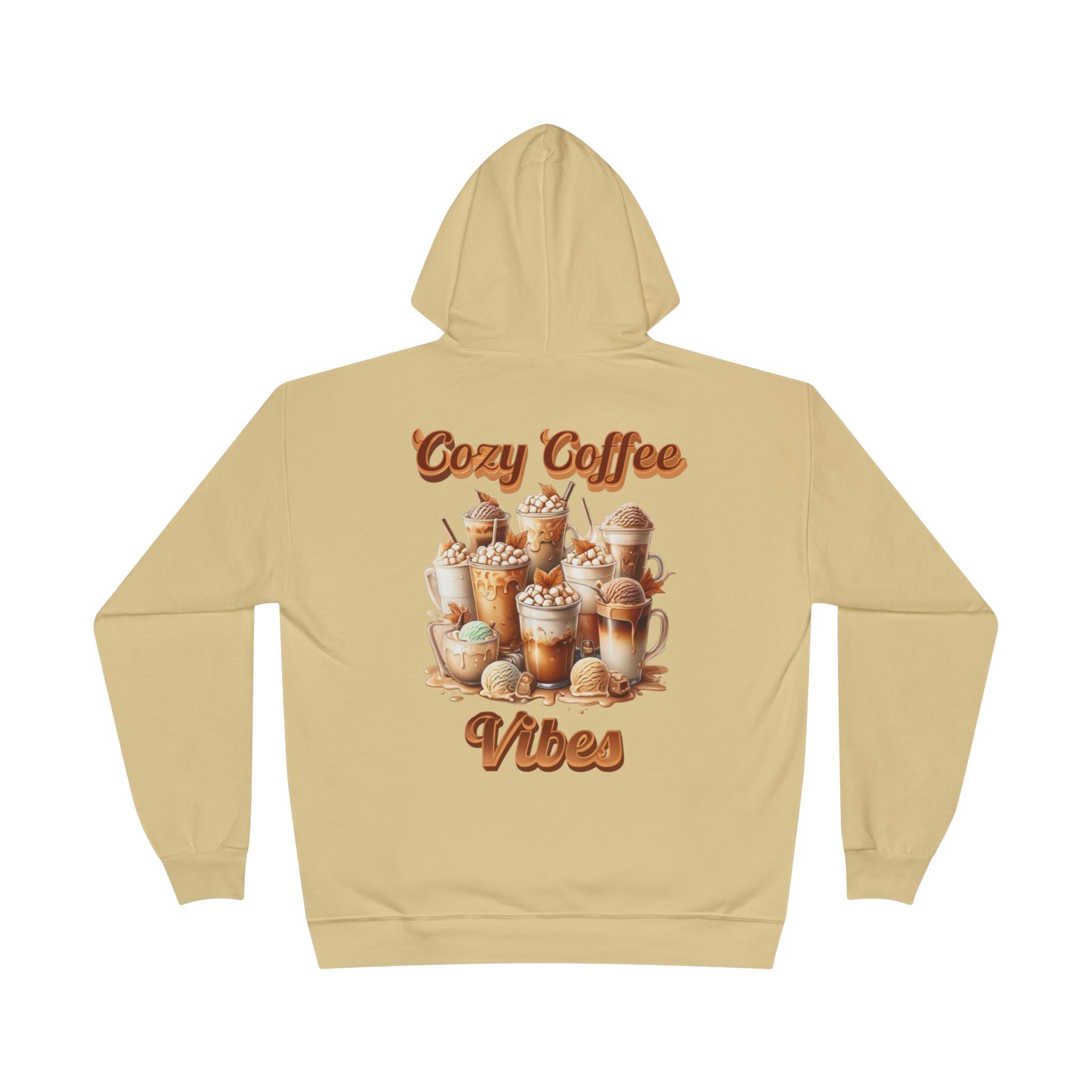 Cozy Coffee Vibes Hoodie, Eco-Friendly Pullover, Unisex Sweatshirt, Perfect Gift for Coffee Lovers, Fall/Winter Apparel, Relaxation Fashion