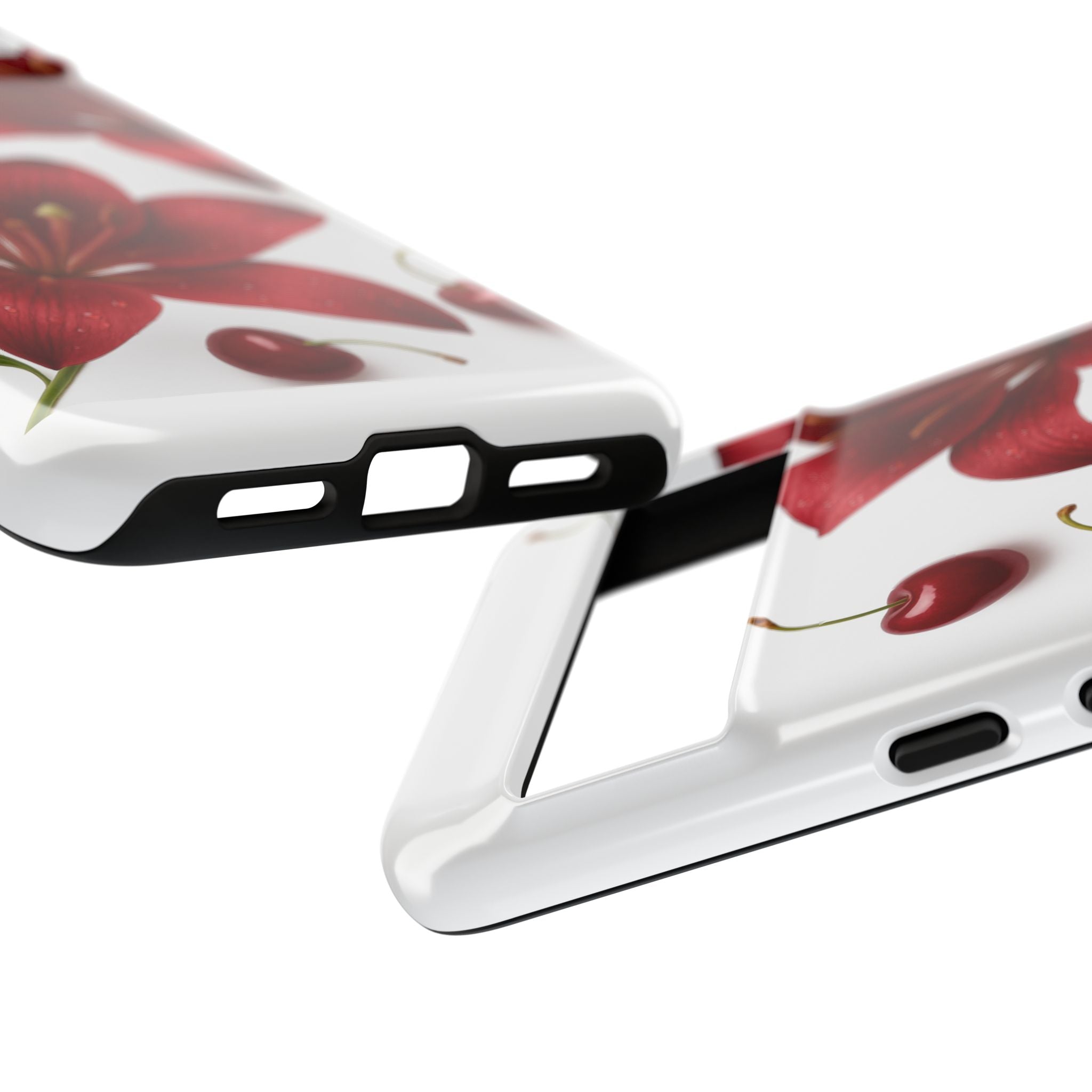 Floral Tough Phone Case, Beautiful Floral Design, Gift for Her, Risk Resistant Cover, Trendy Smartphone Accessory