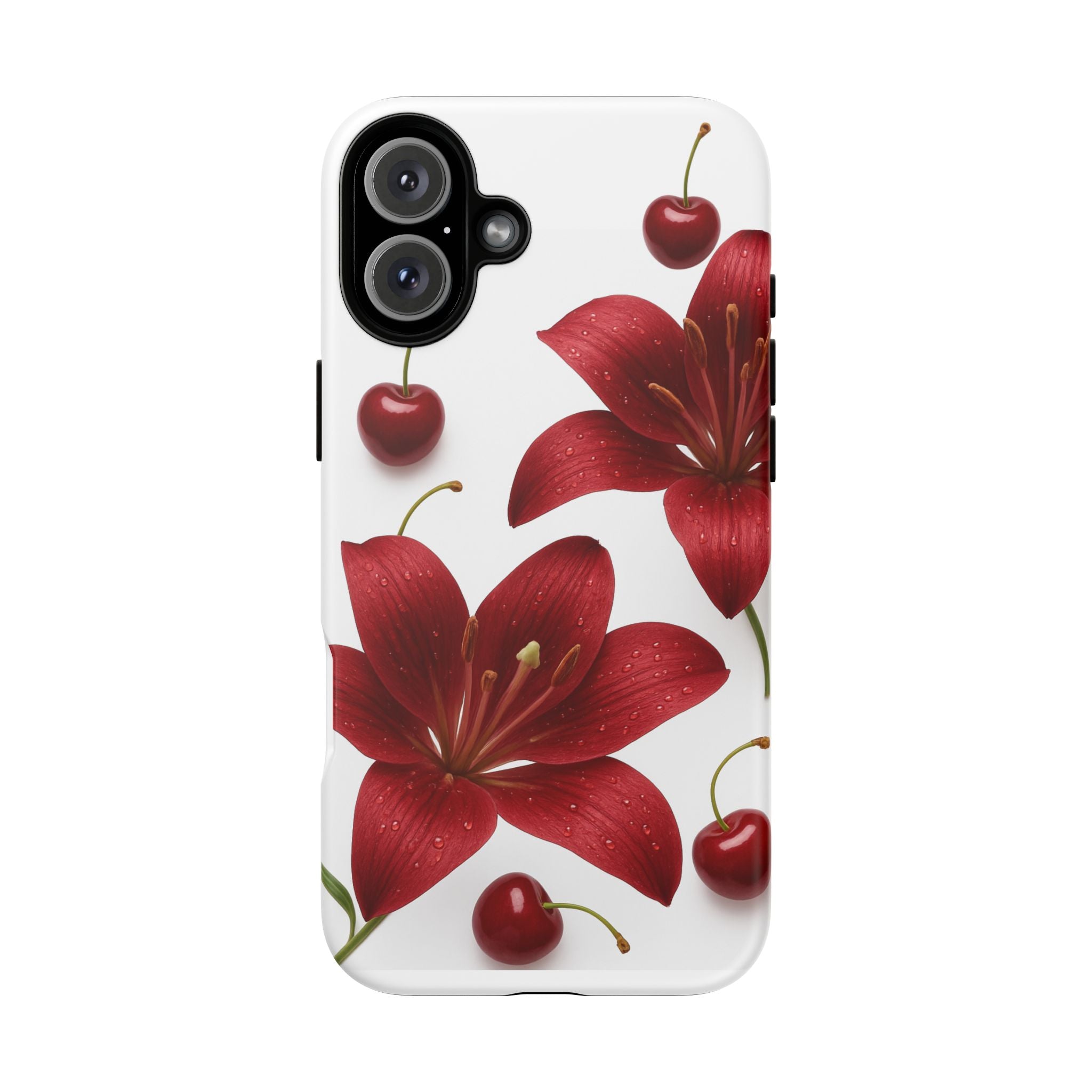 Floral Tough Phone Case, Beautiful Floral Design, Gift for Her, Risk Resistant Cover, Trendy Smartphone Accessory